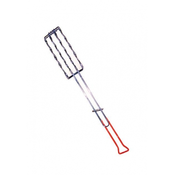 Решетка для сосисок, хром, с латексной ручкой